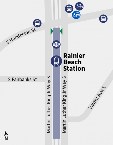 Rainier Beach Station Map Image