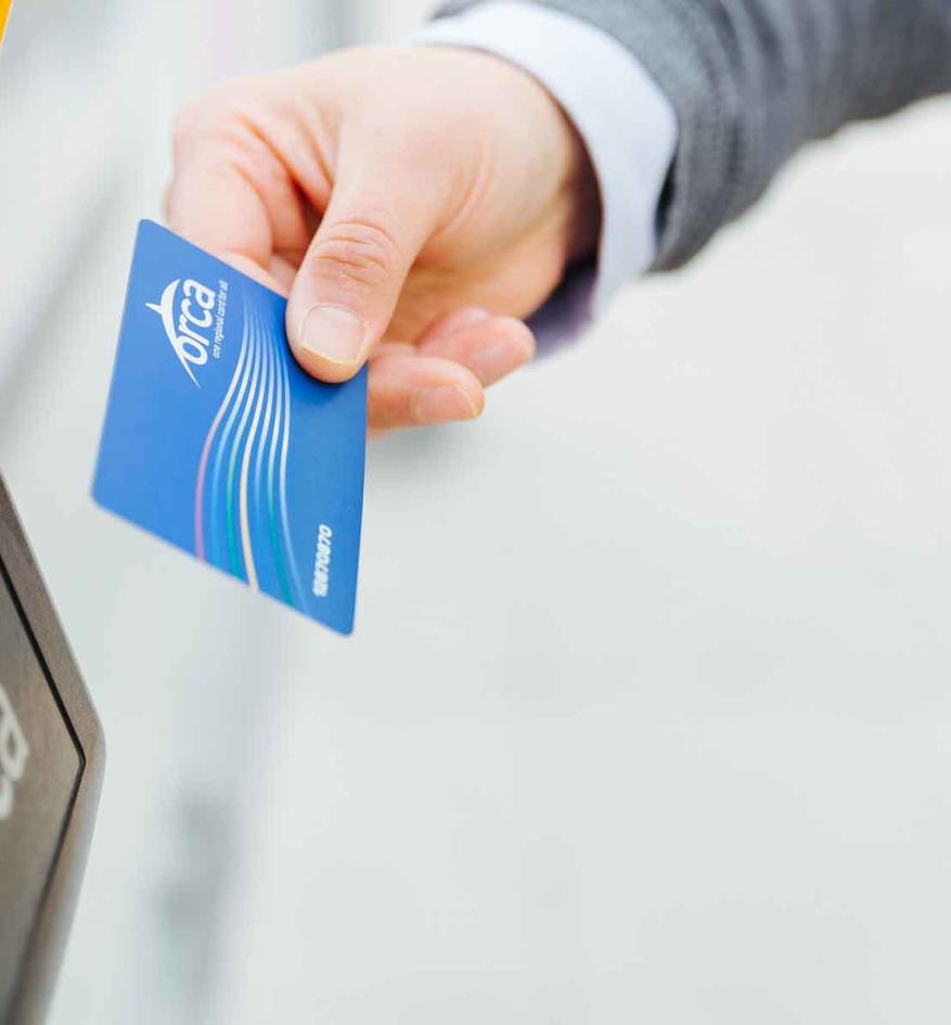 ORCA card tapping reader