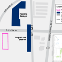 Angle Lake Transit-oriented Development South Site map