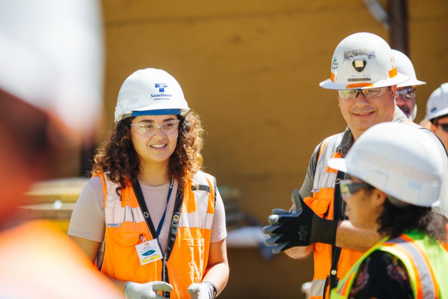 Intern visits the University District Station in July 2018.
