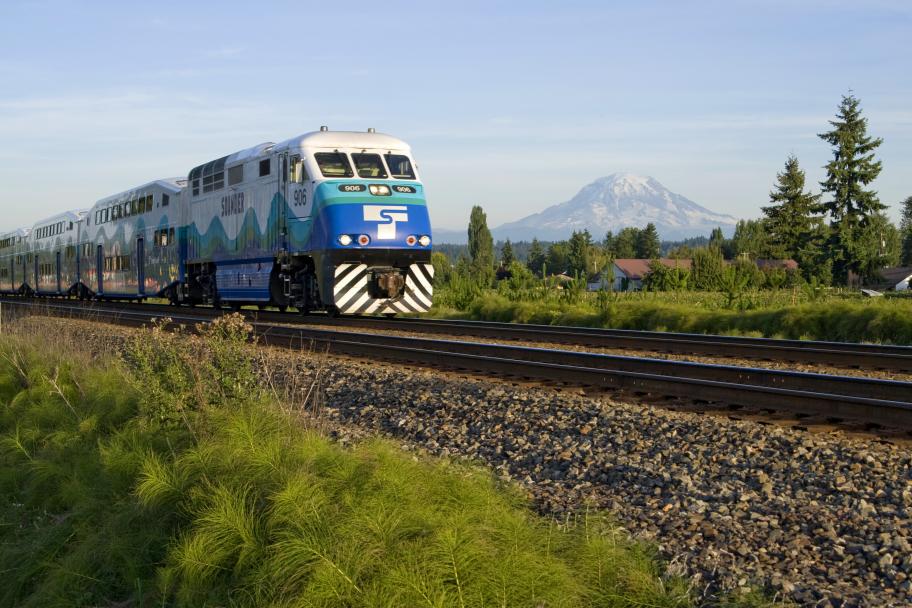 Sounder south on track