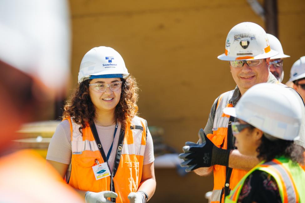 Intern visits the University District Station in July 2018.