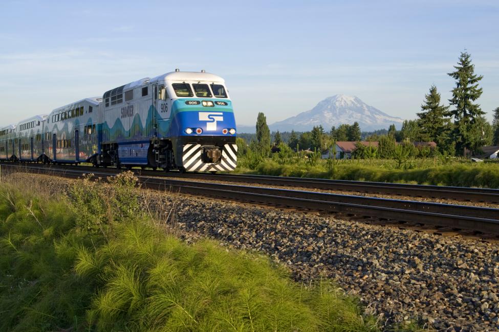 Sounder south on track