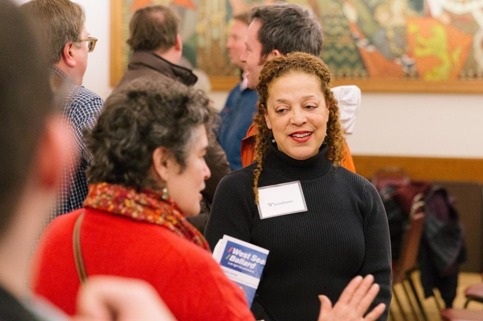 Sound Transit staff listens to feedback about West Seattle/Ballard Link light rail options.