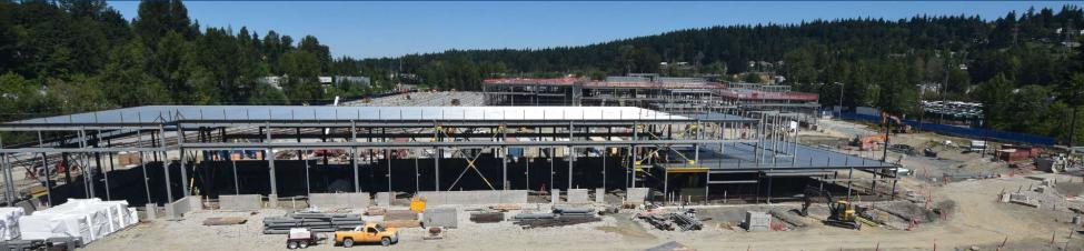 Panoramic shot of the future Operations and Maintenance Facility East.