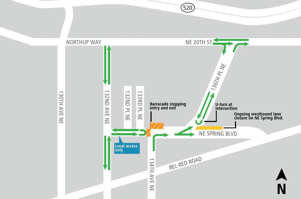 136th PL NE diagram 2 map