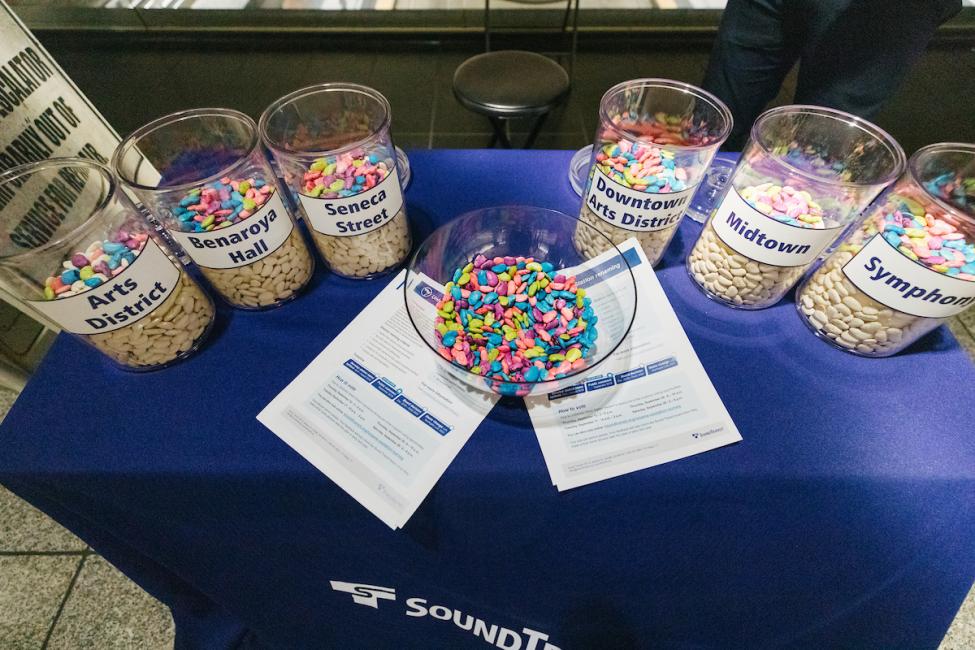 Some of the bean counts we used as part of outreach to help select a new name for University Street Station.
