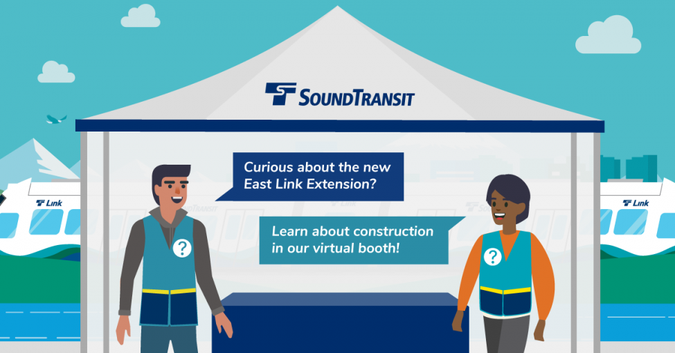 East Link Extension Virtual Booth graphic