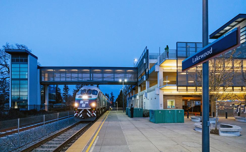 Photo of the Sounder Train at Lakewood Station, Lakewood Station Access Improvements