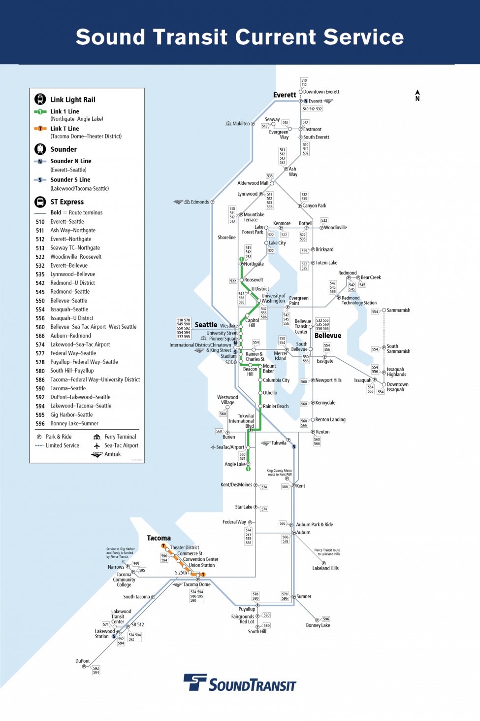 Flyer for Current Service Map
