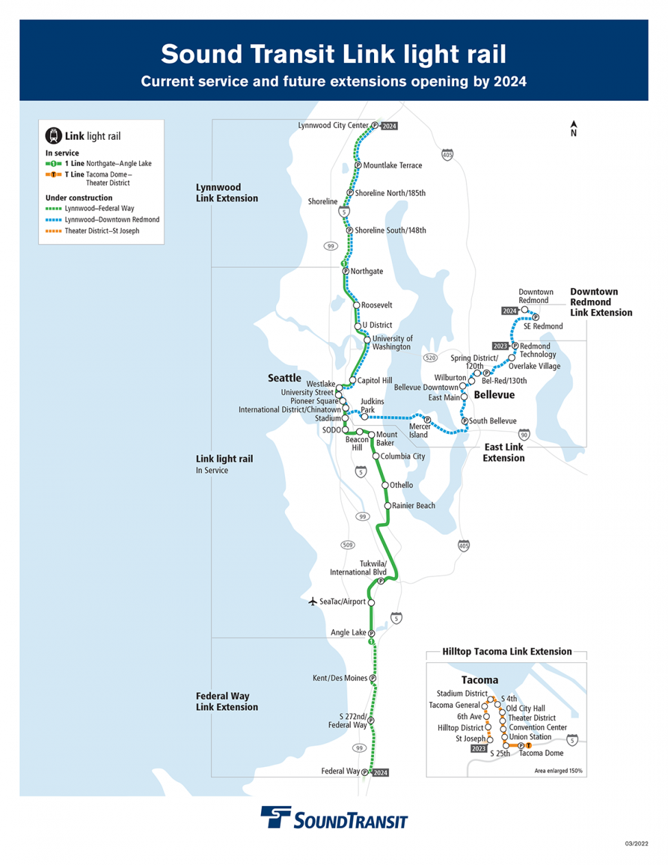 Sound Transit Rta Map Service Maps | Sound Transit
