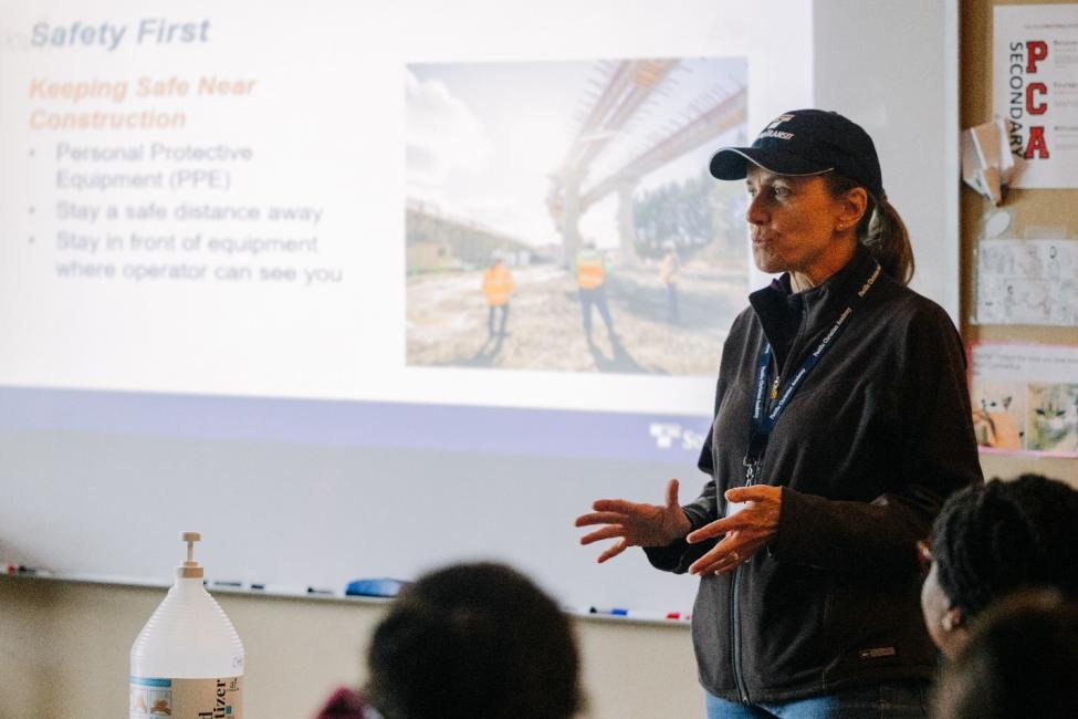 Sound Transit’s Teresa Vanderburg explains the importance of safety at construction sites.