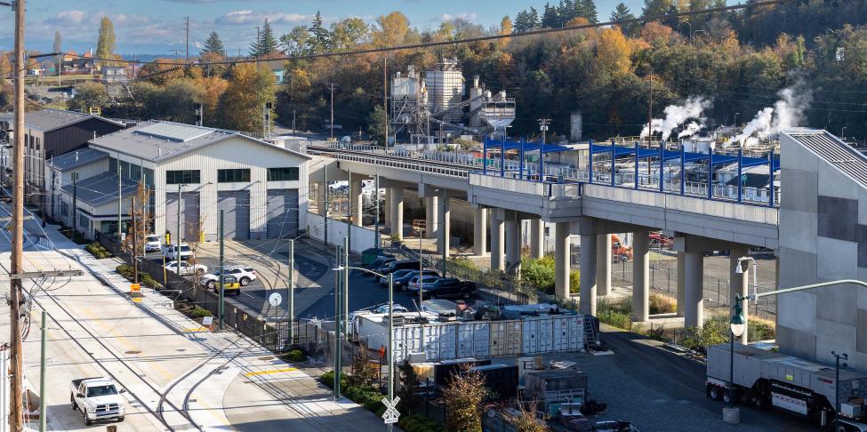 The Operations and Maintenance Facility for the T Line in Tacoma.