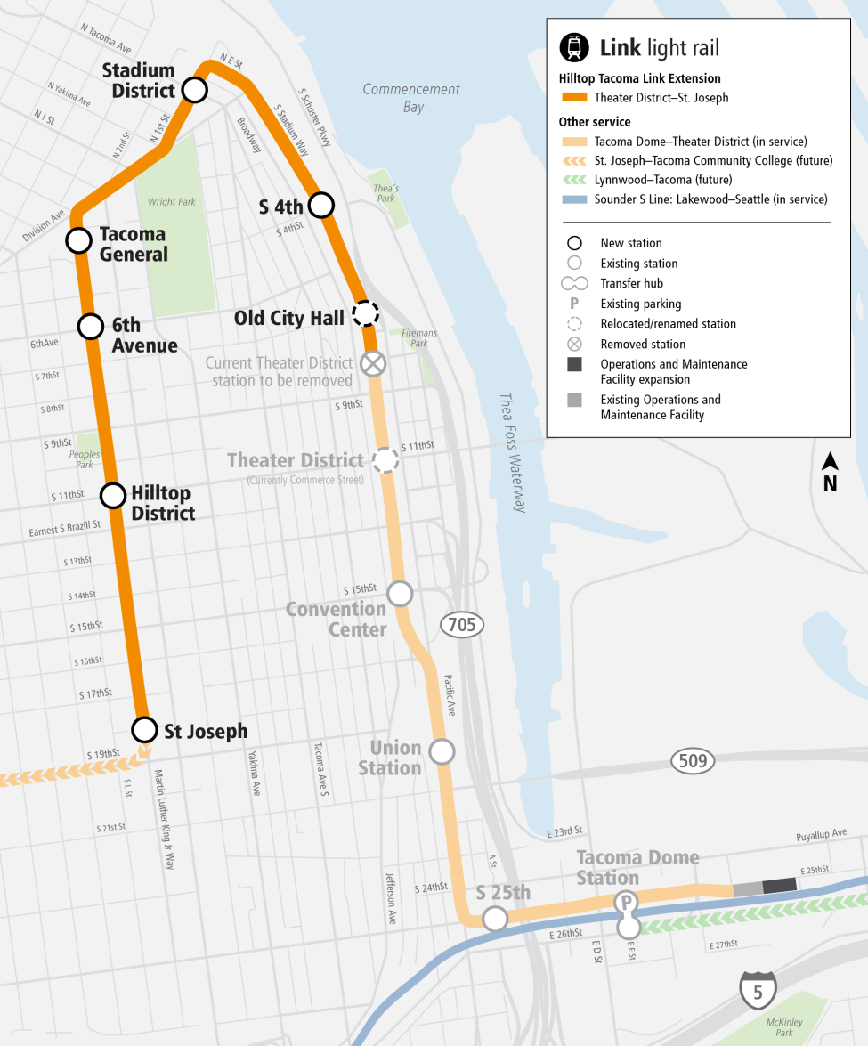 Hilltop Tacoma System Expansion Map