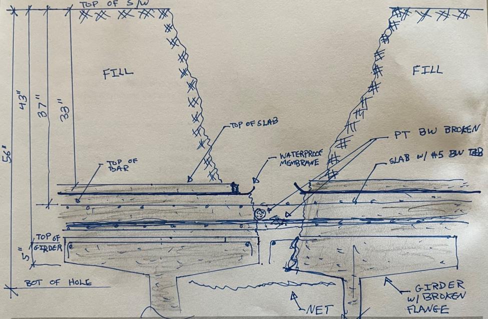 An architectural drawing showing the problem at Westlake 