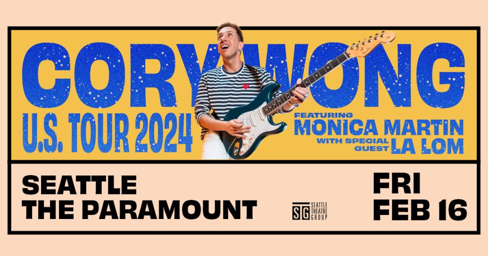 Win two tickets to Cory Wong at The Paramount Theatre Sound Transit