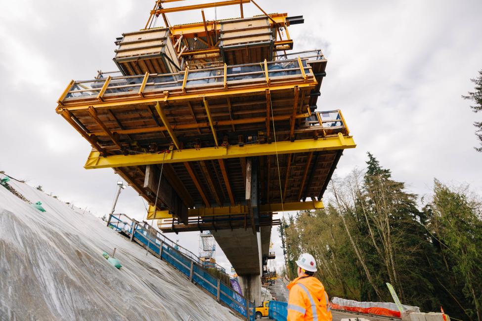 Site tour of the C-Structure in the Federal Way Link Extension