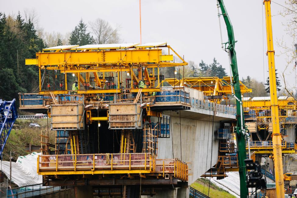 Site tour of the C-Structure in the Federal Way Link Extension