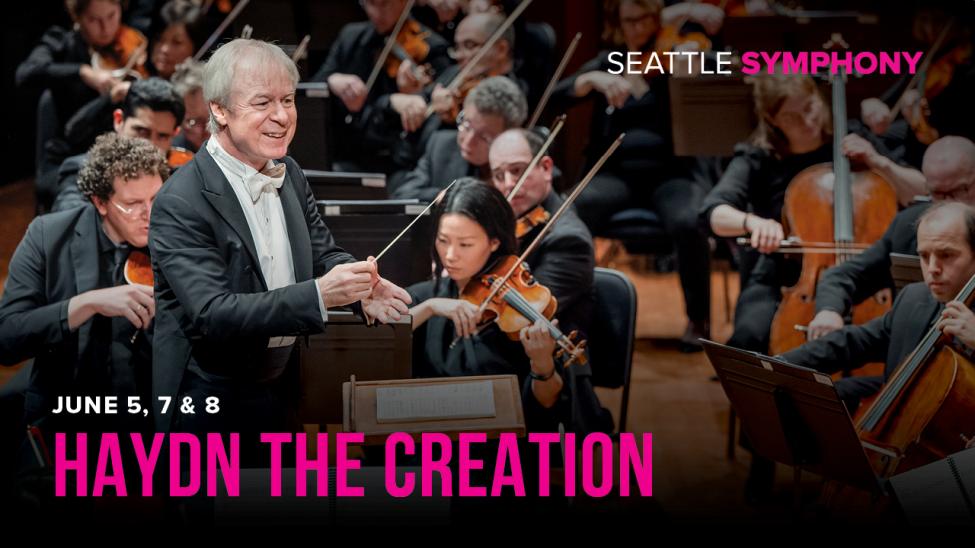 A promotional poster for Haydn The Creation