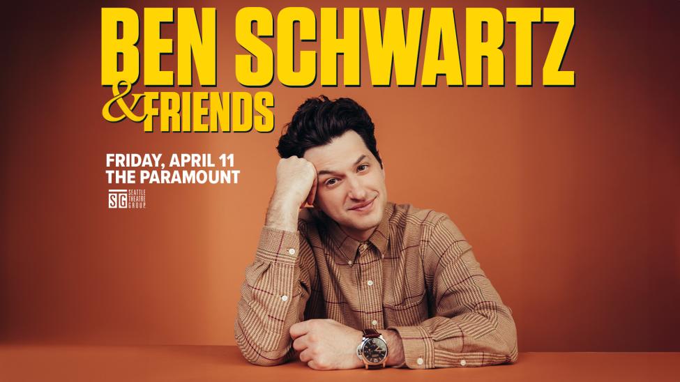 A promotional poster for Ben Schwartz