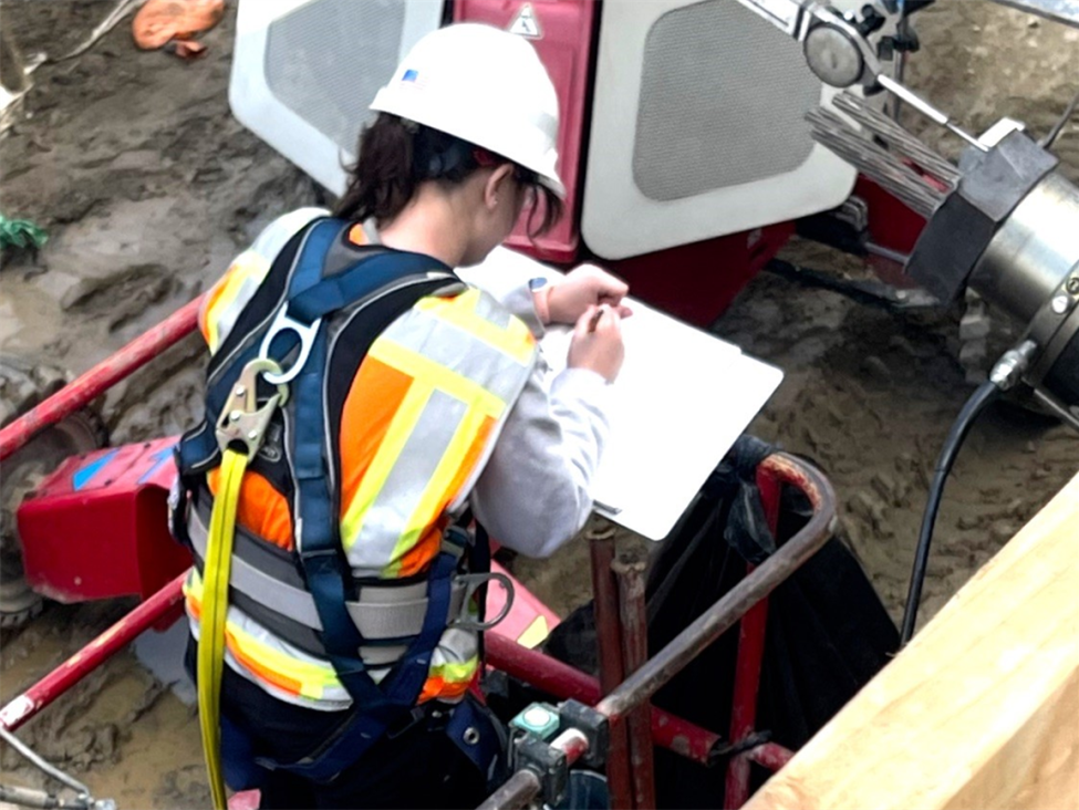 Andrea Mattson, Associate Consultant, Geotechnical Engineer, Pinehurst Station project
