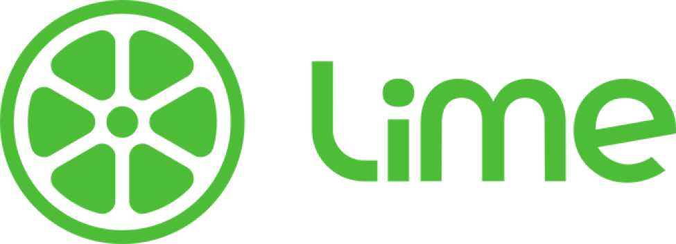 The Lime logo in green