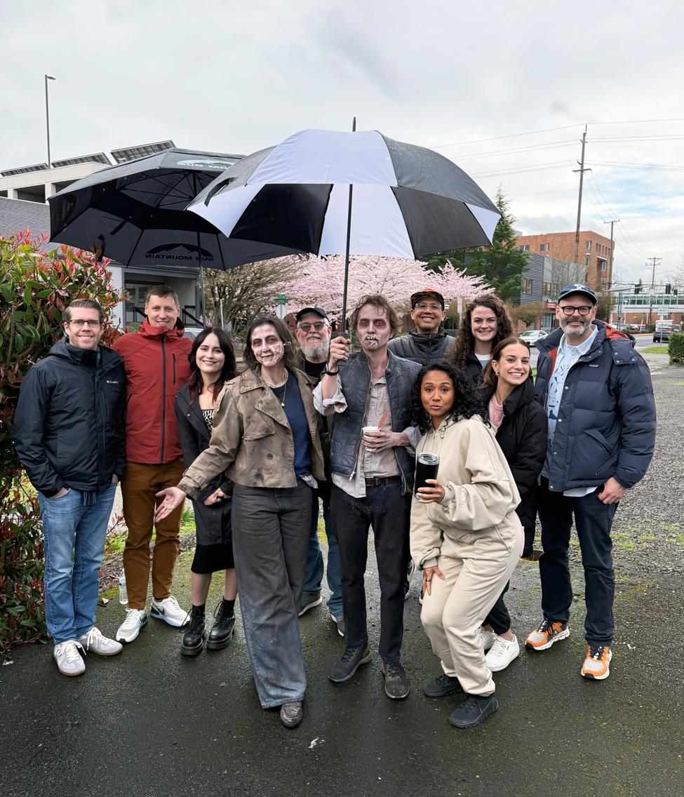 Behind the scenes of Sound Transit's "Break a mindless habit" video shoot.