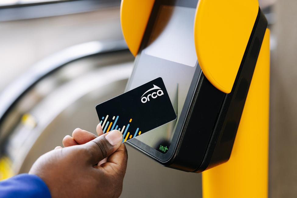 An ORCA card is tapped against a card reader.