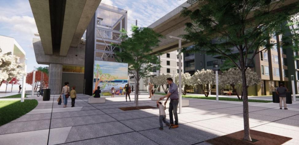 A rendering of art by Sarah Kavage and Charan Sachar