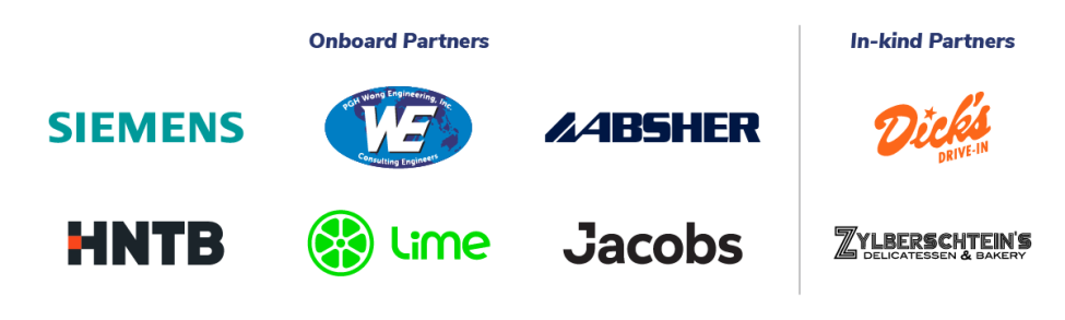 Logos of the sponsors of the Pinehurst Opening event