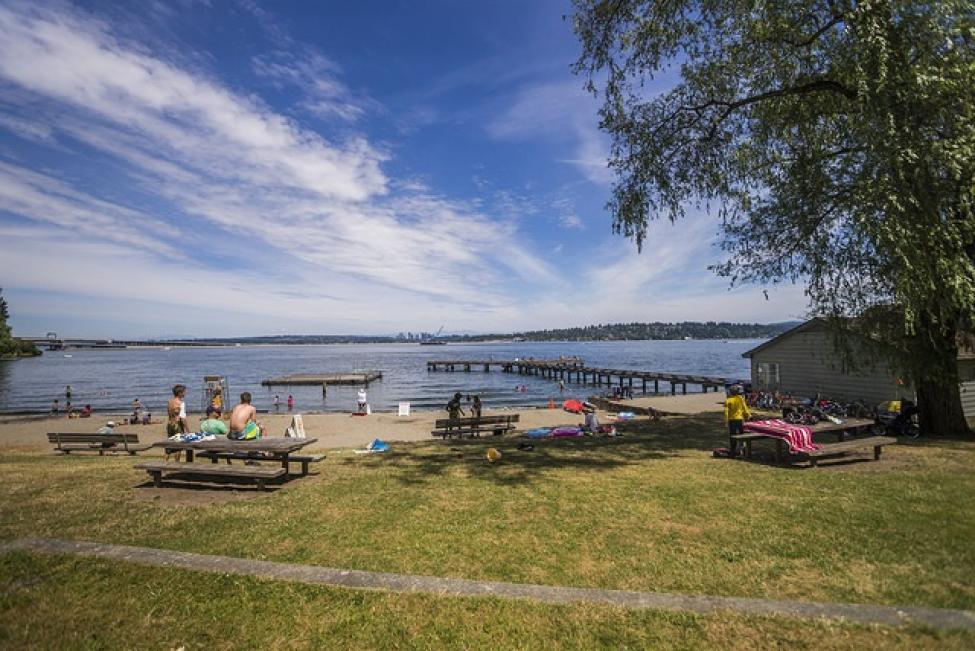Mount Baker Beach, a short walk from Link light rail