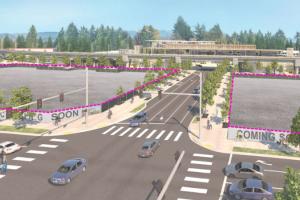 Rendering of the future Federal Way Link Extension.