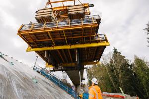 Site tour of the C-Structure in the Federal Way Link Extension