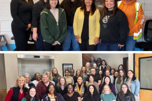 Group photos from Women in Construction Week events