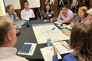 Image of board members at table