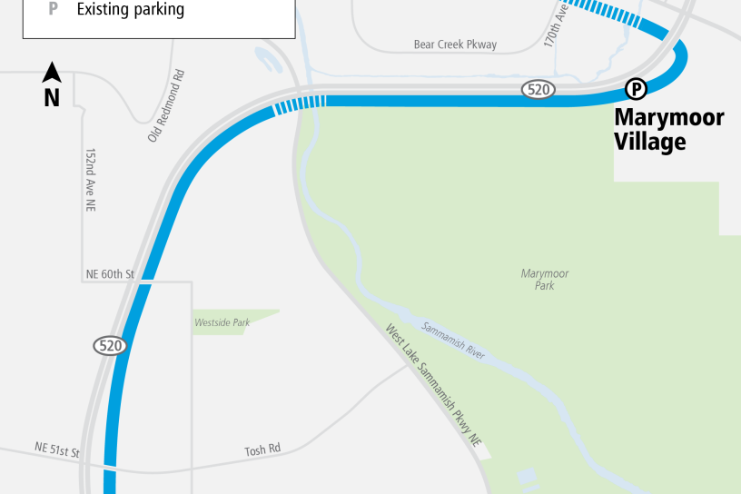 Downtown Redmond Link Extension Project map