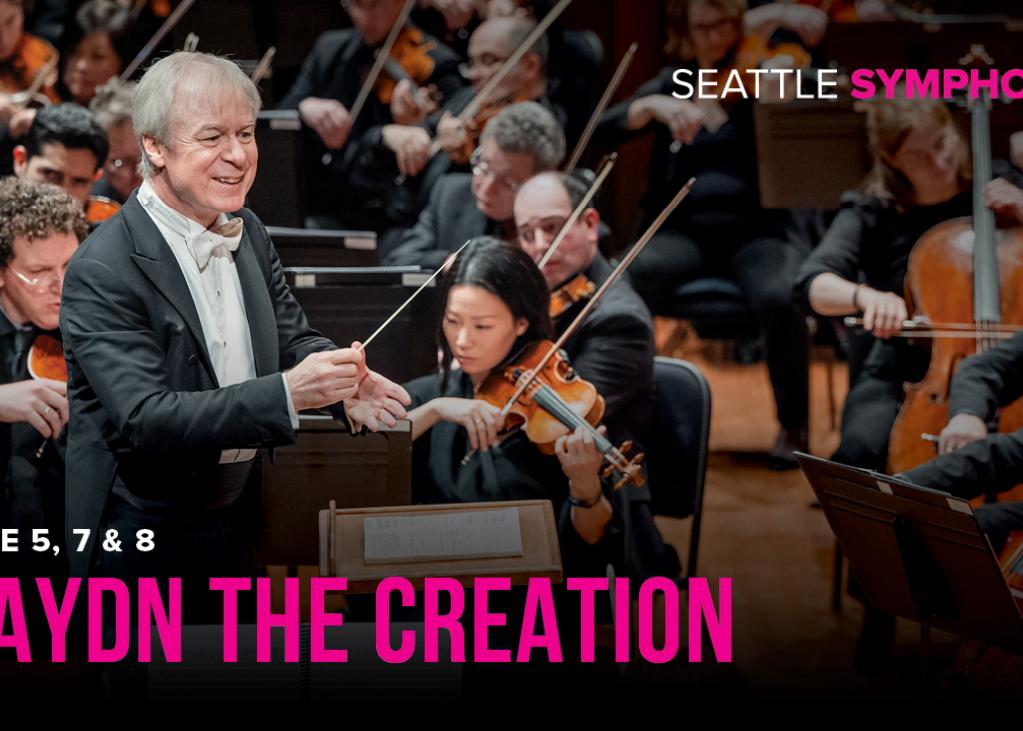 A promotional poster for Haydn The Creation