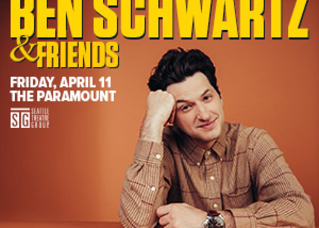 A promotional poster for Ben Schwartz